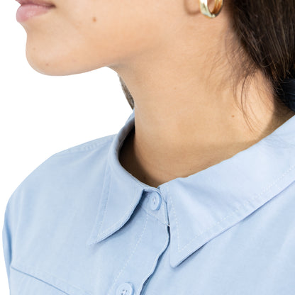 MA - CAMISA HW DUCK DRY MUJER CELESTE