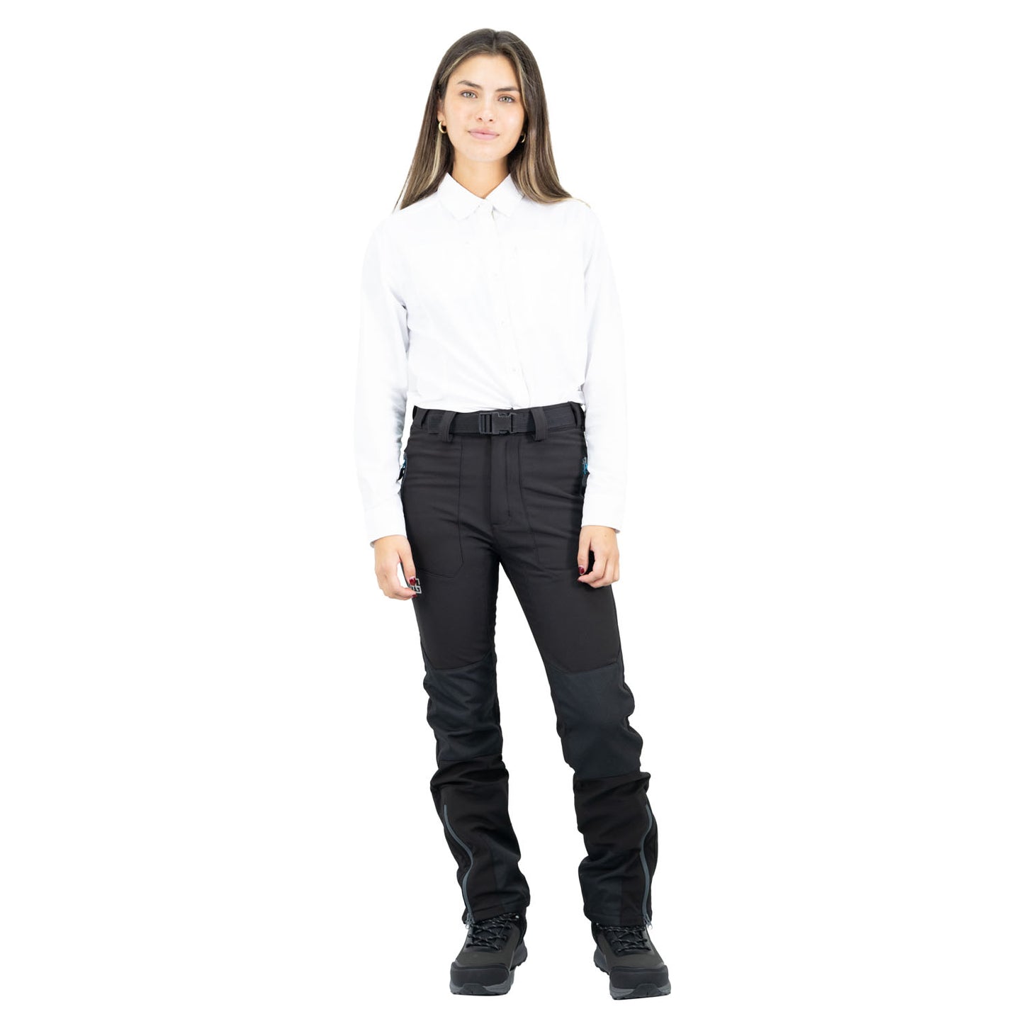MA - PANTALON TERMICO HW WOLVERINE ANTIACIDO MUJER NEGRO