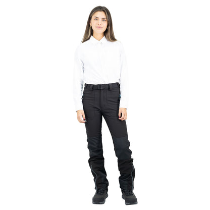 MA - PANTALON TERMICO HW WOLVERINE ANTIACIDO MUJER NEGRO