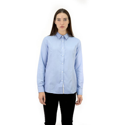 MA - CAMISA QUEBEC VANCOUVER MUJER CELESTE