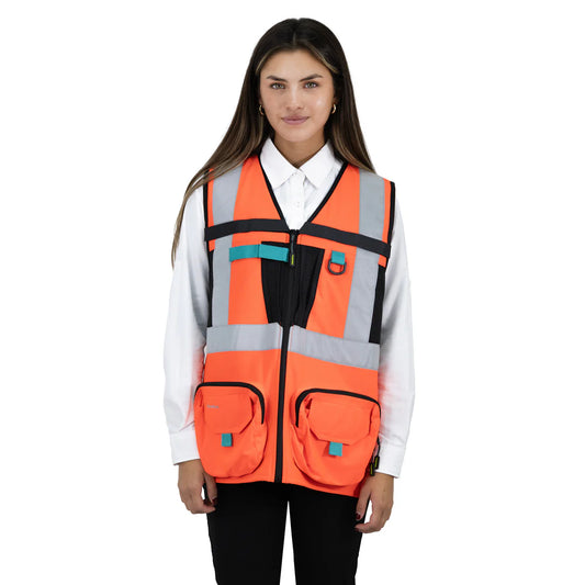 MA - CHALECO GEOLOGO ALASKA XPERT MUJER NARANJO