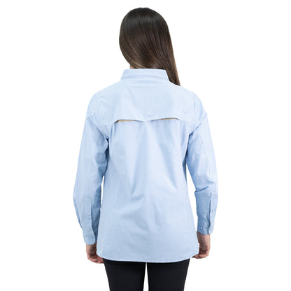 MA - CAMISA HW DUCK DRY MUJER CELESTE