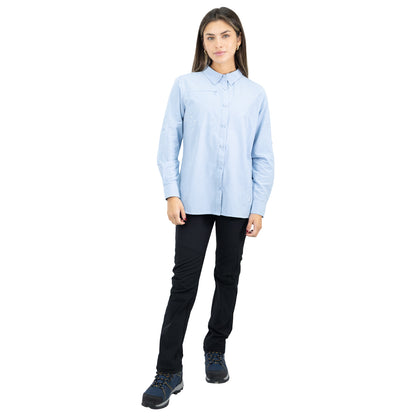 MA - CAMISA HW DUCK DRY MUJER CELESTE
