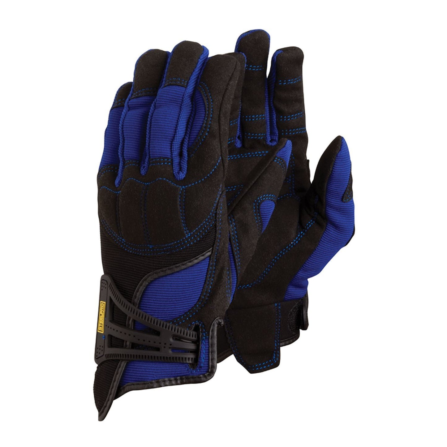 GUANTE STEELPRO ANTIVIBRACION AZUL