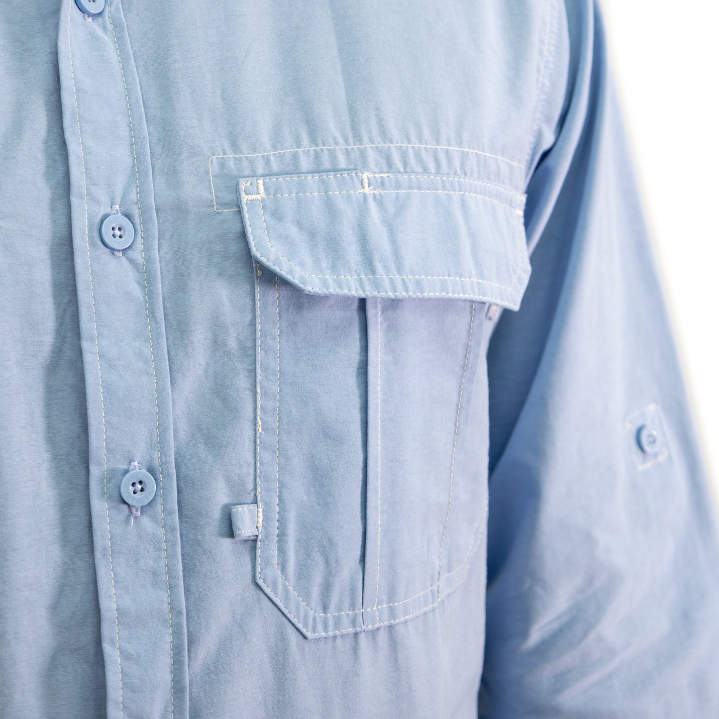 MA - CAMISA HW DUCK DRY CELESTE
