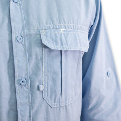 MA - CAMISA HW DUCK DRY CELESTE